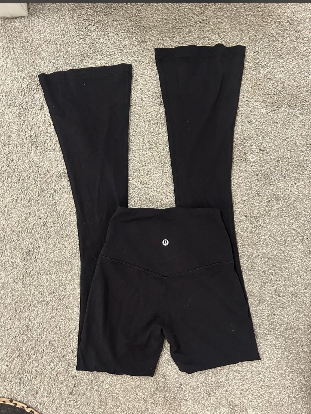 Lululemon Black High-Rise Mini Flare Leggings